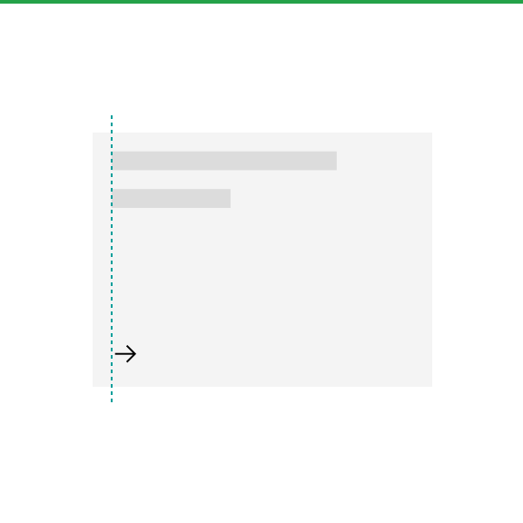 Do left align icon, link, or text when it is by itself.